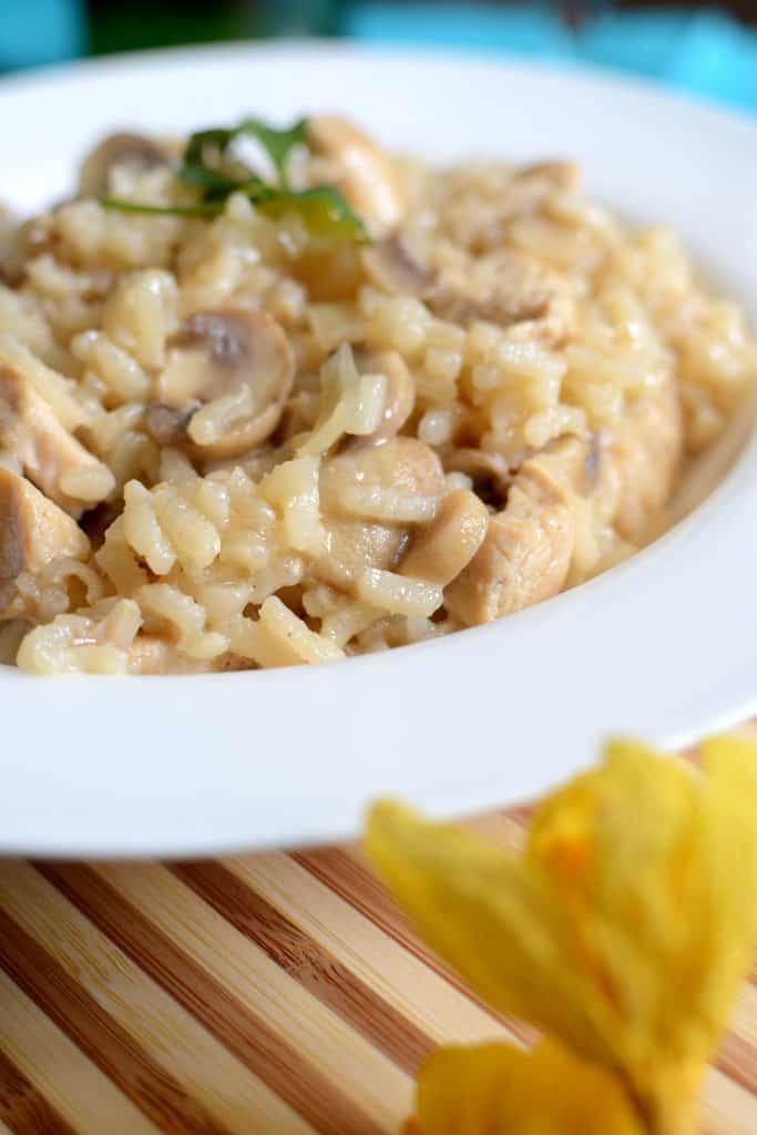 Chicken and Mushroom Risotto, Risotto Recipe Whisk Affair