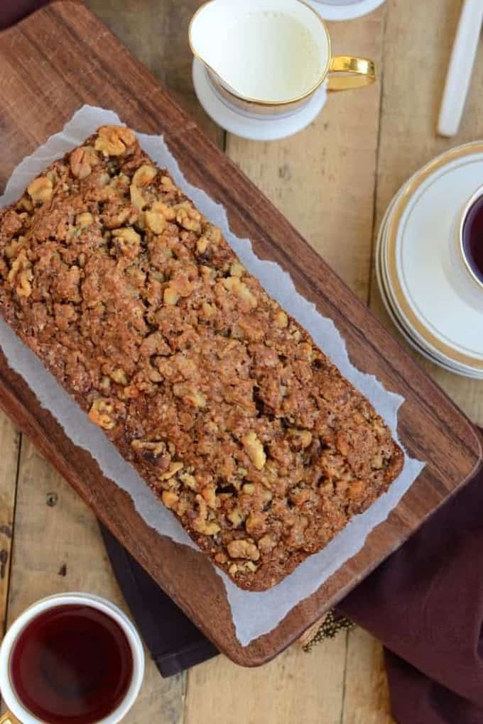 apple and walnut loaf cake | a guest post