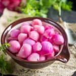 Restaurant Style Vinegar Onion or Sirke Wale Pyaaz makes for a great accompaniment for any North Indian style meal and are super easy to make at home. Here is how to make vinegar onion at home.