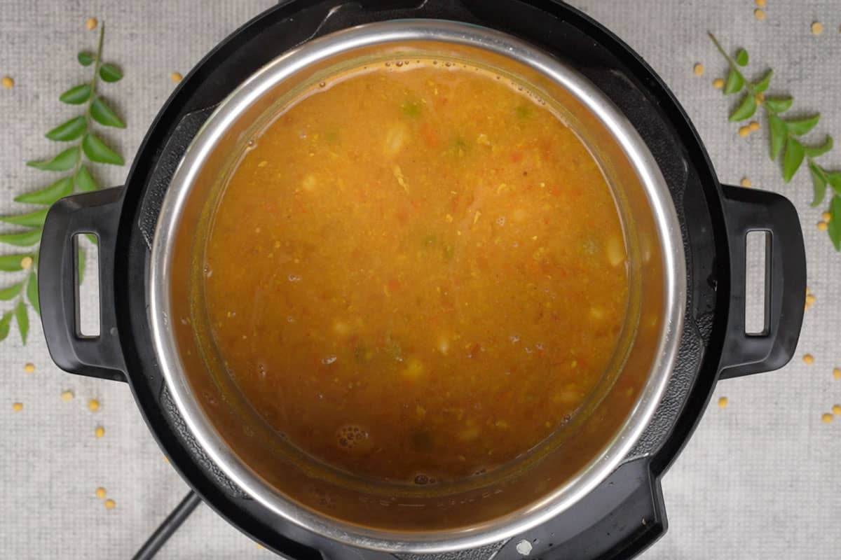 Ready Gujarati dal.