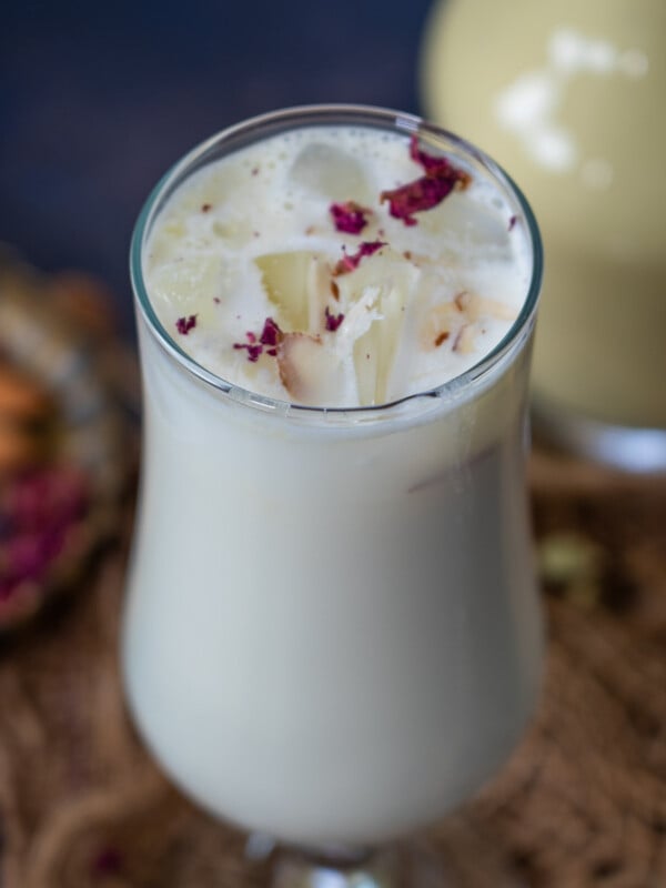 Badam Sharbat (Almond Sharbat) is a refreshing Indian beverage made using almonds, sugar, and saffron strands. Make it this summer to beat the heat!