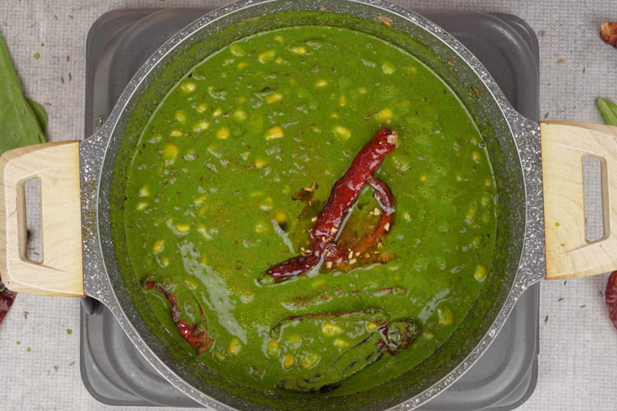 Palak Corn Recipe  Spinach Corn Curry    Whiskaffair - 41
