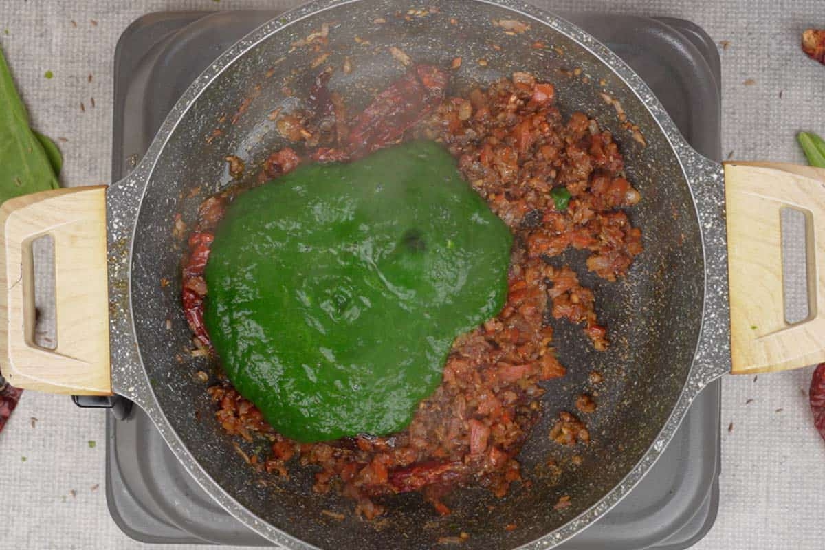 Palak Corn Recipe  Spinach Corn Curry    Whiskaffair - 33