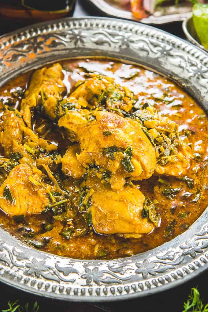 Fresh Methi Chicken Curry Recipe (Step By Step) Whiskaffair