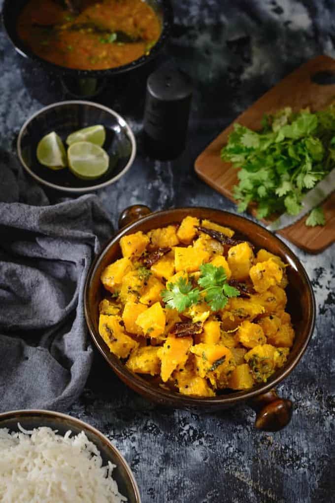 Khatta Meetha Kaddu recipe is a simple everyday Indian vegetarian dish made using pumpkin. It goes very well with paratha or Poori. Read its recipe.