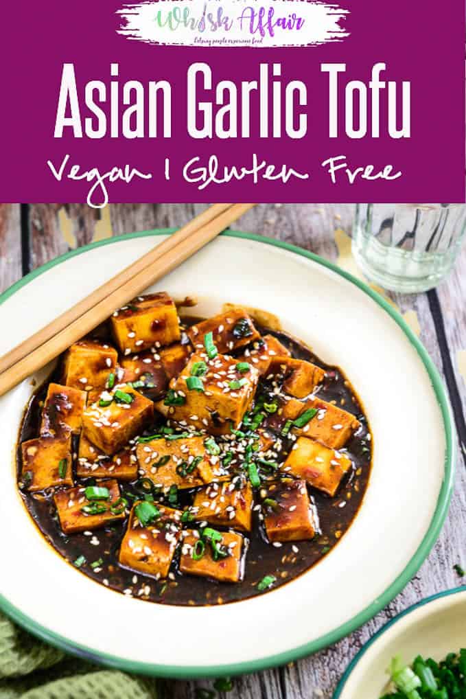 asian garlic tofu