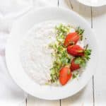 Overnight Oats with Coconut Milk are an easy, quick way of having your fill of this wonderful fiber and keeps you going through out the day