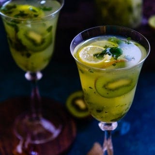 Kiwi Cooler is a refreshing summer cooler with a slight tang and flavour from fresh Kiwi Fruit, lemon and mint leaves. Make it this summers.