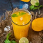 Mango Lemonade is a refreshing and delicious beverage made using mangoes, lemon, and ginger. Serve it chilled on a hot summer day.