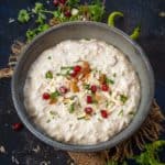 Namkeen Oliya is a traditional Rajasthani dish especially made for the festival of Sheetala Ashtami. Here is how to make it.
