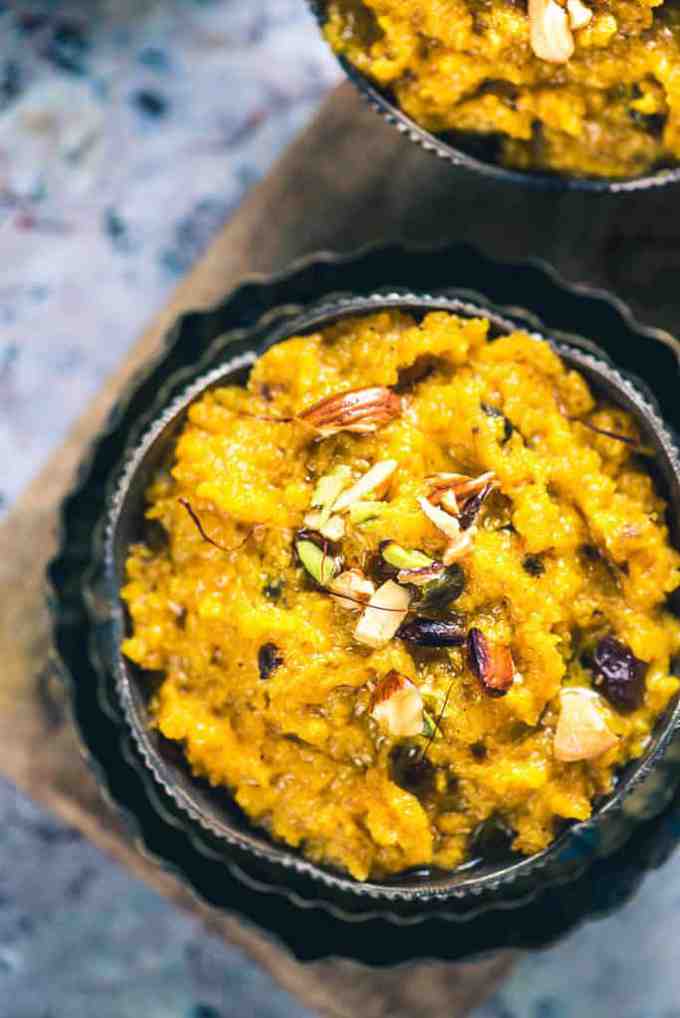 Kaddu Ka Halwa Recipe or Pumpkin Halwa is a unique vegetable-based dessert like Lauki ka Halwa which turns stupendously toothsome. 