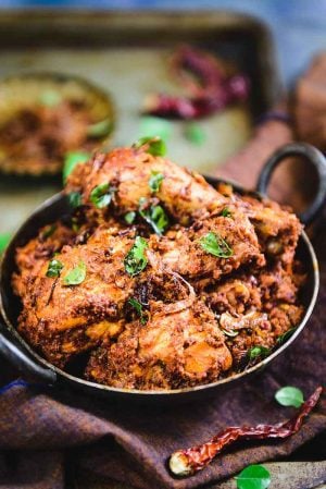 Chicken Sukka Recipe (Step by Step) - Whiskaffair