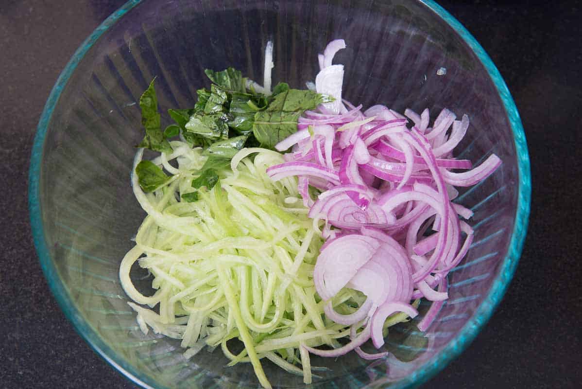 Asian Basil Cucumber Salad, cucumber salad recipe, easy cucumber salad recipes, asian salad recipes, best cucumber salad, fresh basil salad recipes
