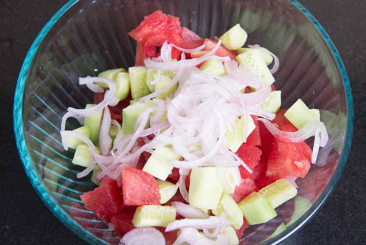 thai watermelon salad, asian watermelon salad recipe, asian style watermelon salad, watermelon salad nigella lawson, watermelon salad dressing