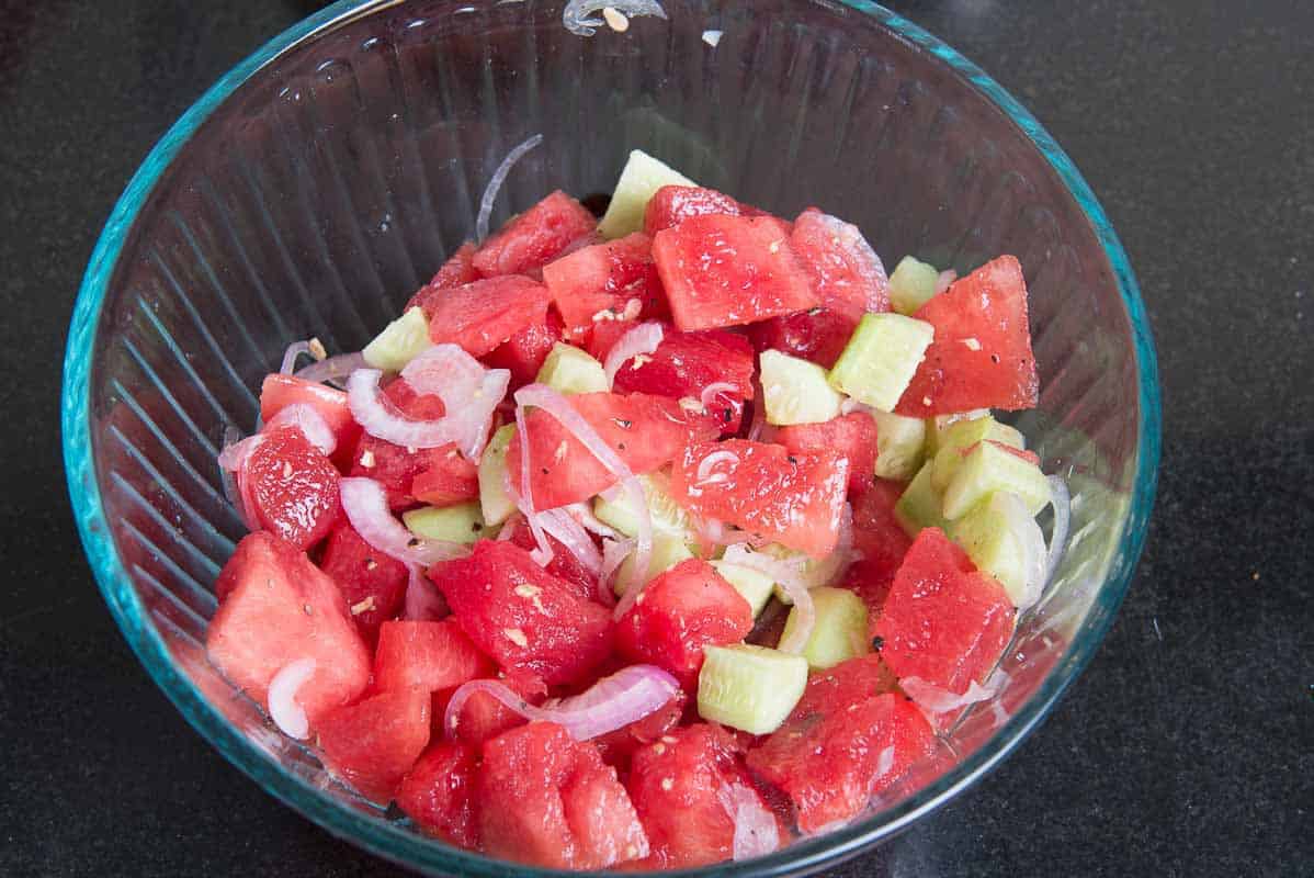 thai watermelon salad, asian watermelon salad recipe, asian style watermelon salad, watermelon salad nigella lawson, watermelon salad dressing