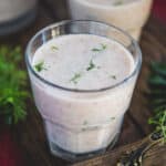 Ragi Ambli is a traditional South Indian beverage made from finger millet (ragi) flour and buttermilk. Make it using my easy recipe (vegetarian).