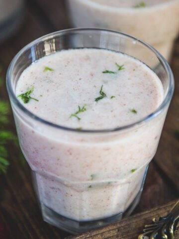 Easy Sweet Lassi Recipe  Indian Yogurt Drink  - 54