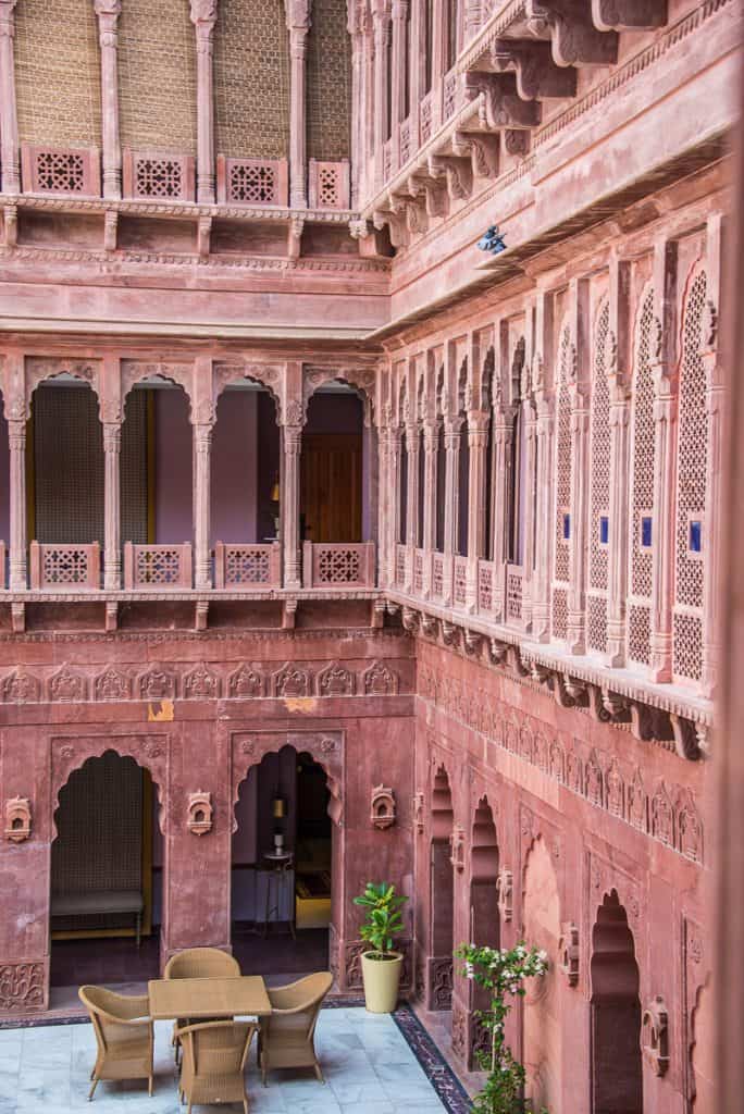 The property retells the story of the last reigning Maharaja of Bikaner, Narendra Singh Ji.