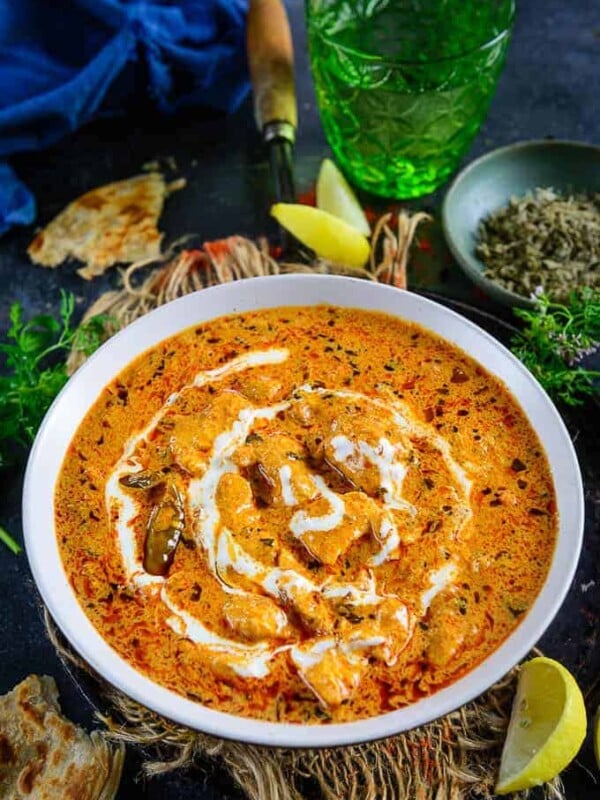 Chicken Tikka Masala served in a bowl.