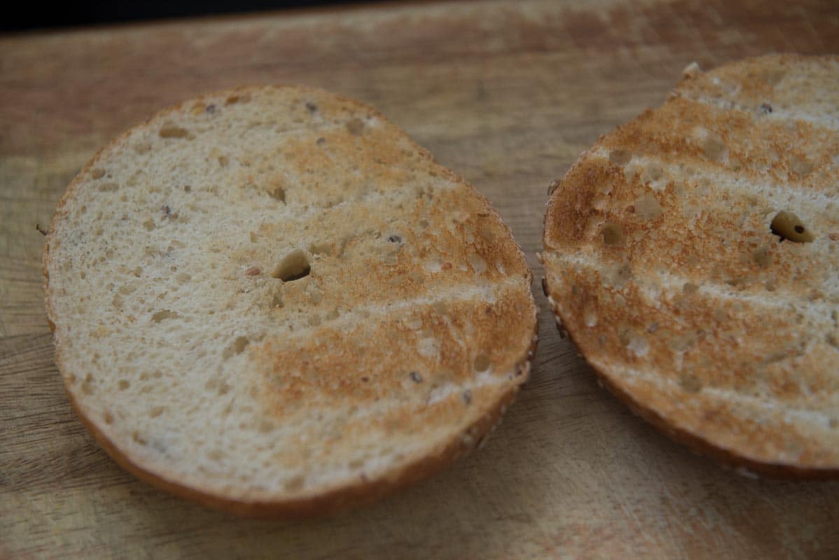 Toasted bagel
