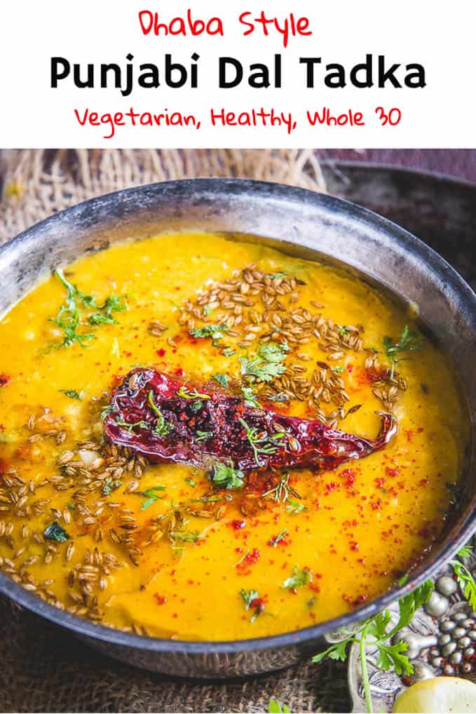 Dal Tadka is one of the most popular recipe served in Indian restaurants. A mix of moong dal and masoor dal, this is a flavourful lentil preparation from Punjab. Here is how to make a simple Dhaba Style Punjabi Dal Tadka Recipe. #IndianRecipes #PunjabiRecipes #LentilRecipes #Dal #Indian #Punjabi