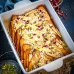 Double ka Meetha is a Hyderabadi-style dessert made using bread slices, sugar syrup, and reduced milk (rabdi). It is popularly made for the festival of Eid and other special occasions. Here is how to make it.