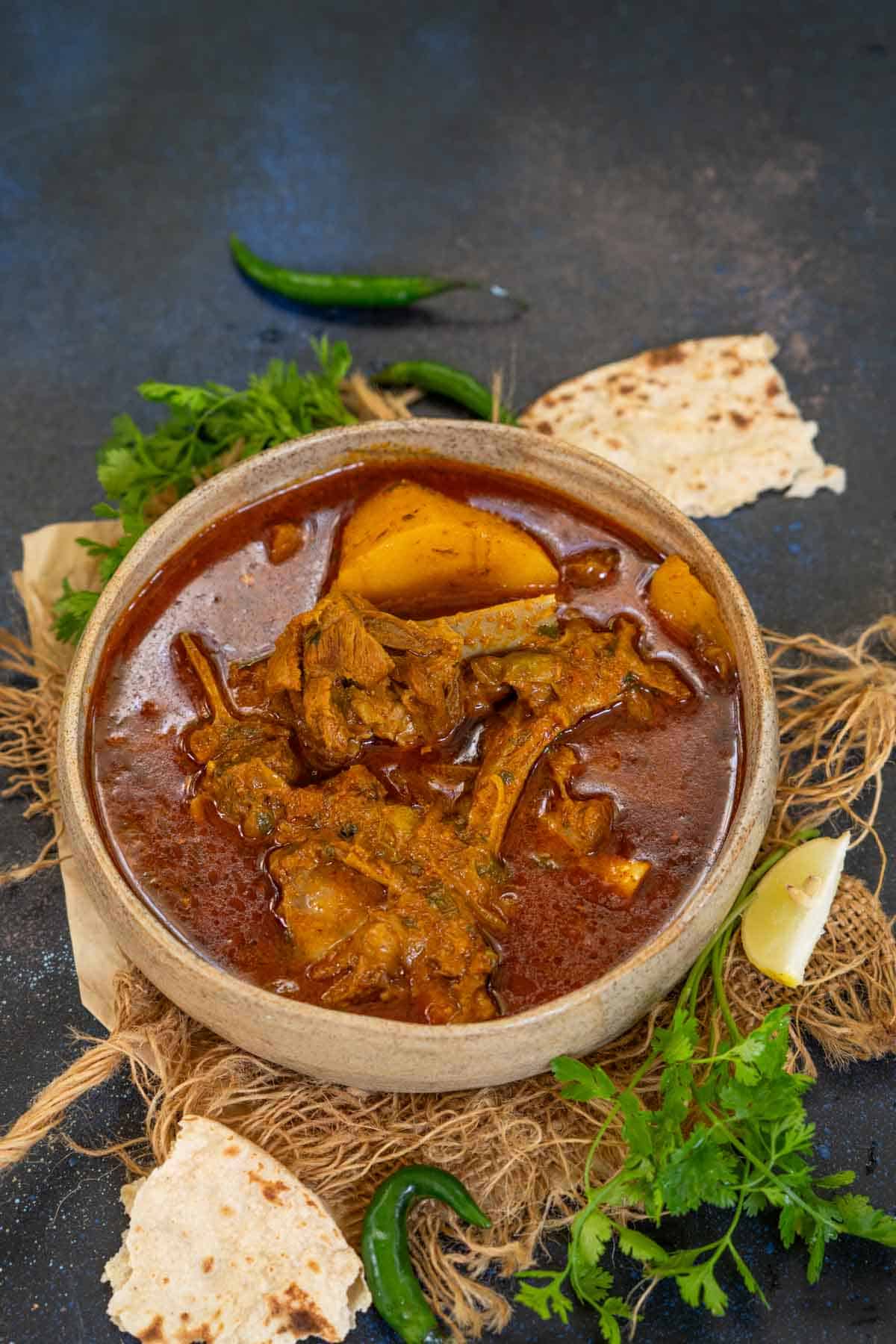 Aloo Gosht Recipe  Potato Mutton Curry    Whiskaffair - 16