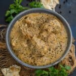Chicken Kali Mirch (Black Pepper Chicken Curry) is a delicious Indian chicken curry loaded with black pepper. Serve this rich and creamy curry with Lachha Paratha or Naan for an indulgent meal (gluten-free).