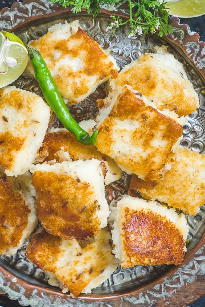 Close up shot of Sama ki Katli.
