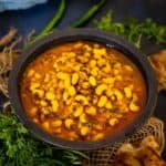 Punjabi Lobia Masala (Black-Eyed Peas Curry) is a North Indian-style curry made with black-eyed beans. Here is how to make it in a traditional pressure cooker and instant pot.