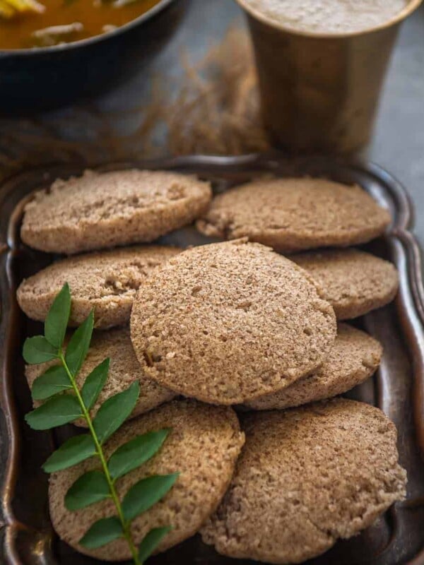 These nutritious ragi idli or finger millet idli are super delicious and a great way to include superfood finger millet in your diet. Here is how to make these.