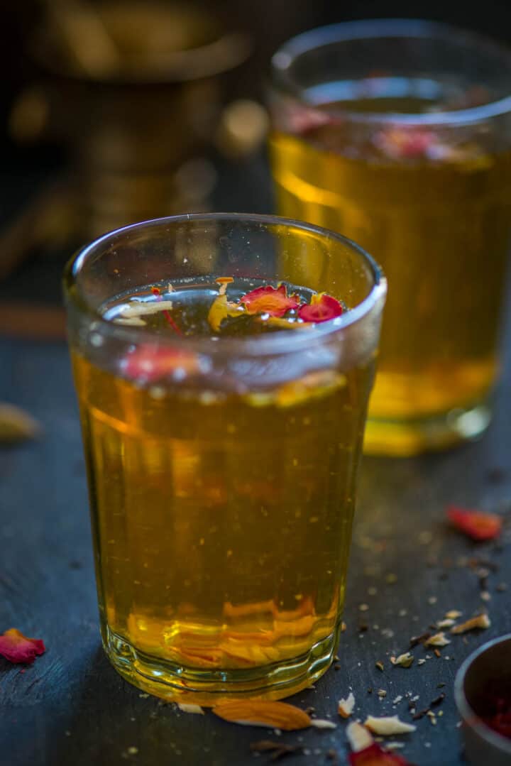 Kahwa Recipe (Traditional Kashmiri Tea) + Video