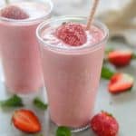 Kick-start your day with a healthy fresh strawberry smoothie and seize the day. This is a delicious and power packed smoothie with strawberries, banana and yogurt. Here is how to make strawberry smoothie Recipe at home.