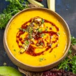 This Raw Mango Dal is a delicious North Indian-style lentil dish made using green raw mangoes, lentils, and a few spices. It is made especially in summer when mangoes are in season. Serve it with rice or chapati for a hearty meal (vegetarian).