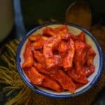 Loaded with strong flavour of hing and made with no oil, this Hing ka Achar or Mango Hing Pickle is a treasured recipe of mine.