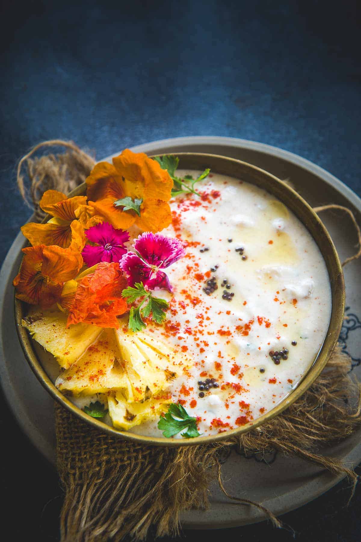 Pineapple Raita Recipe  Ananas Raita    Whiskaffair - 71
