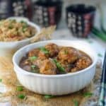 Veg Manchurian is one of the most popular Indo Chinese style dish and is a great dish to serve with fried rice or noodles. It's easy to make and restaurant like taste can be easily achieved at home. Here is how to make Veg Manchurian.