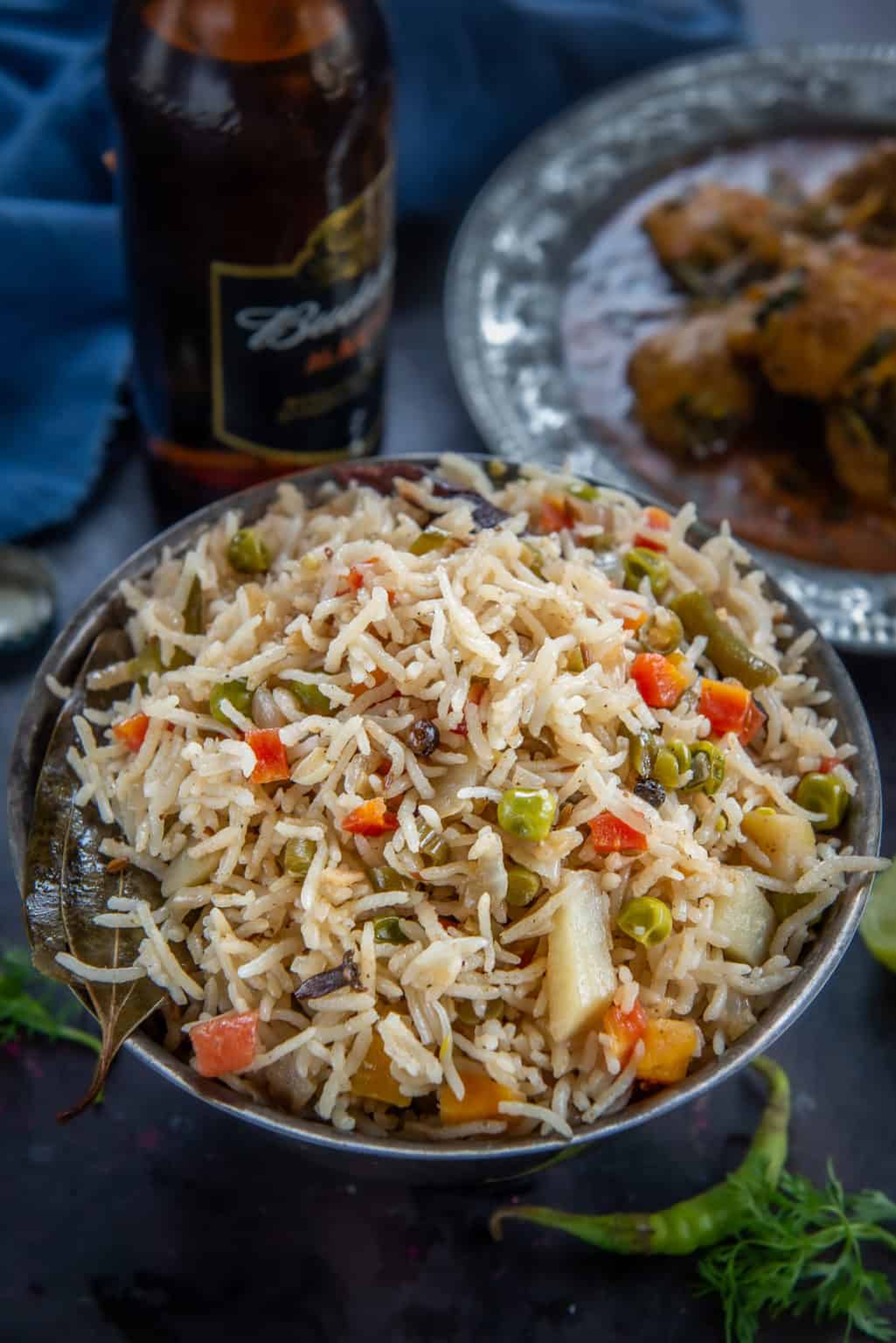 Veg Pulao Recipe (Step by Step + Video) Whiskaffair