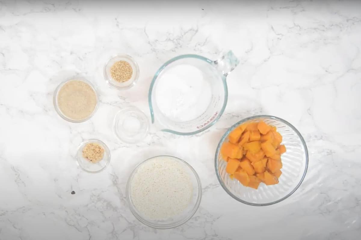 Mango Sticky Rice Ingredients