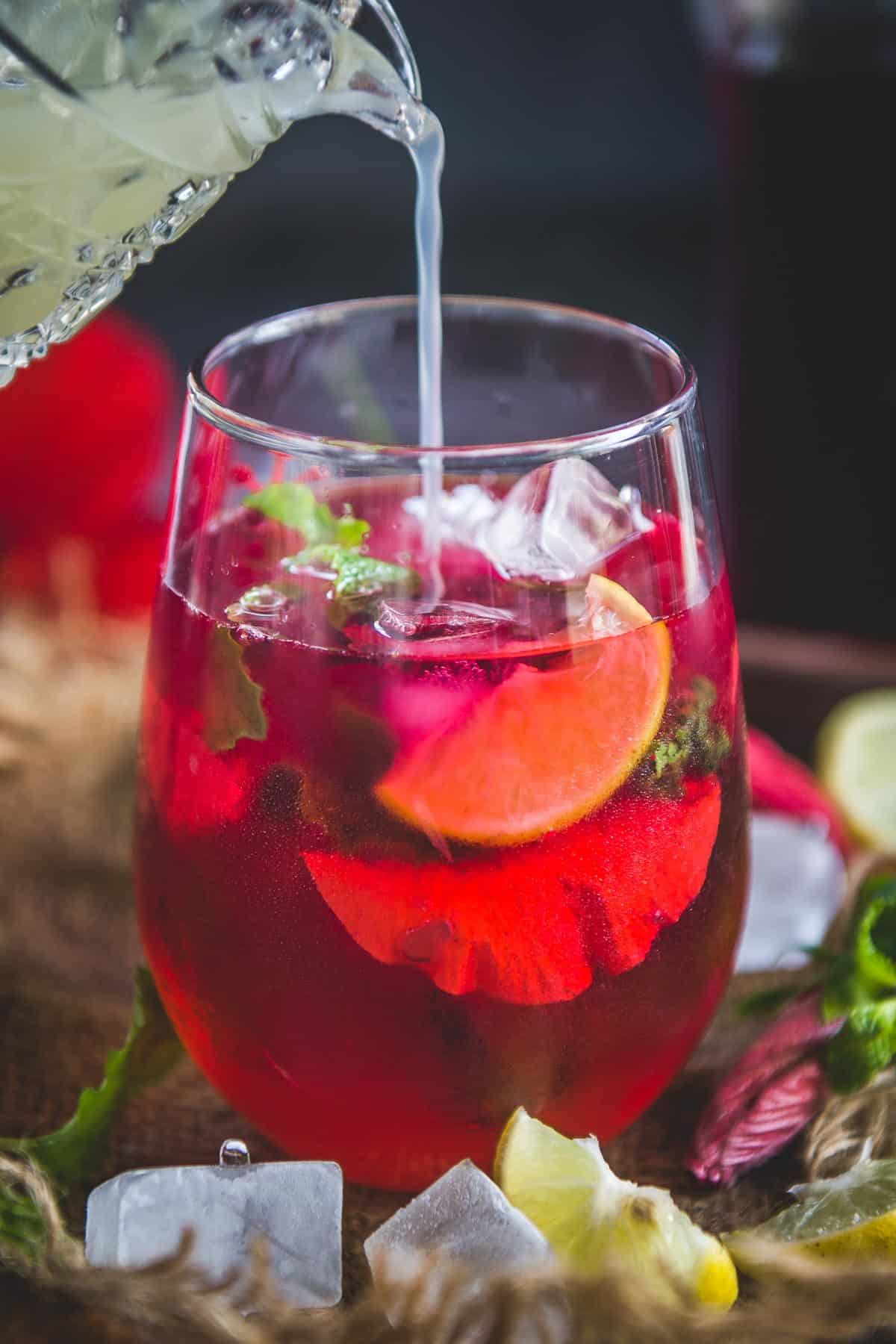 Hibiscus Tea Recipe (Step by Step + Video) - WhiskAffair