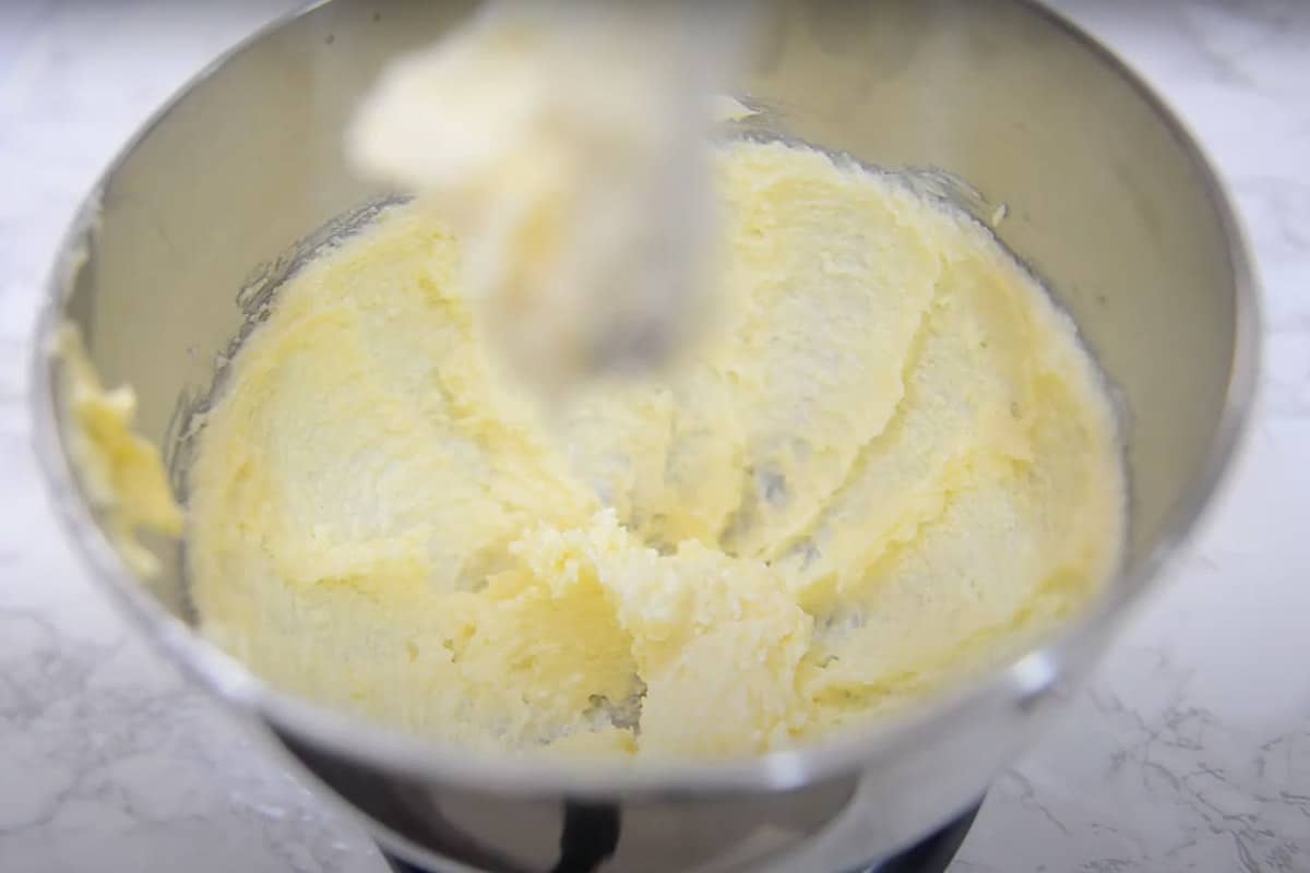 Whisked until light and fluffy.