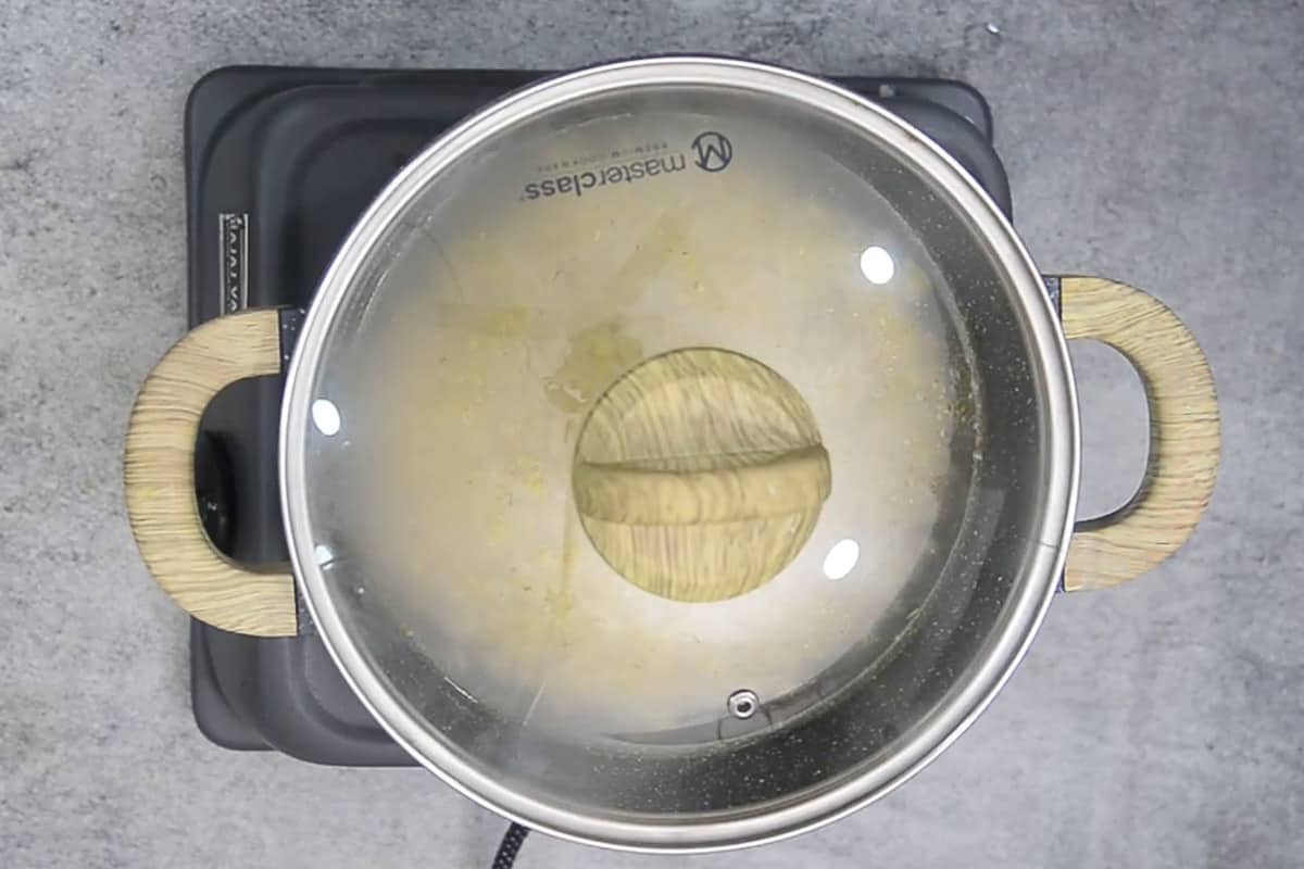 Pan covered.