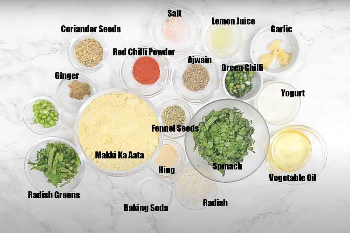 Makki ka Dhokla Ingredients.