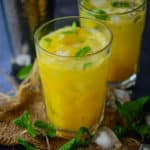 Mango Mojito Cocktail is a refreshing blend of rum, mint, and sweet mango puree. Make this light and refreshing beverage using my easy recipe (vegan, gluten-free, nut-free, and soy-free).