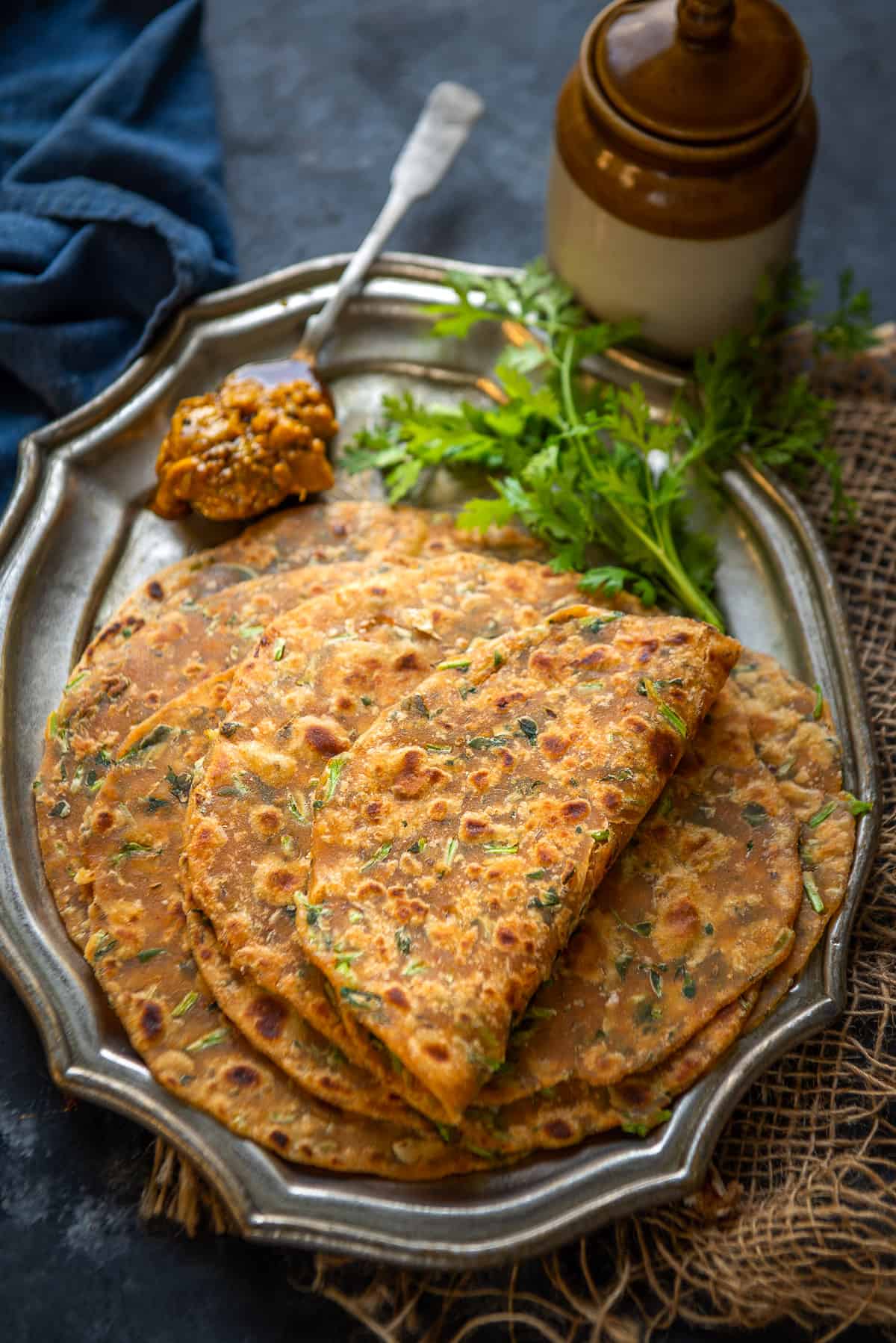 Methi Paratha Recipe (Step by Step + Video) - WhiskAffair