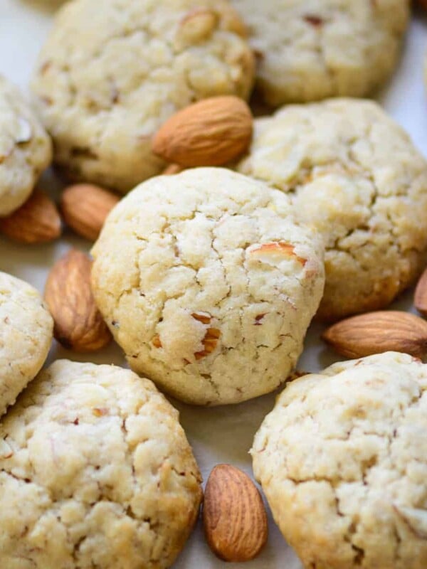 Buttery, crunchy, chewy, all at the same time, these Almond Cookies are the perfect bake for Christmas. These melt in your mouth cookies come together in under 30 minutes using basic pantry staples. Here is how to make it.