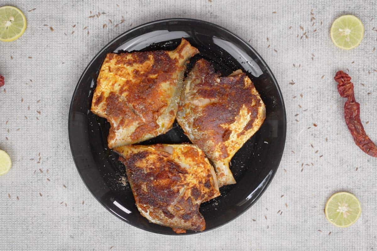 Pomfret Fry Recipe  North Indian Style    Whiskaffair - 41