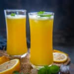 Make this super refreshing and easy fresh pineapple juice at home in under 10 minutes. It is sweet and tangy with that perfect amount of tartness. This nutrient-rich beverage is apt to freshen you up in summer (vegan, gluten-free).