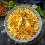 Try out my recipe to make Hyderabadi chicken biryani at home in the most traditional manner. The result is outstanding, I can promise.