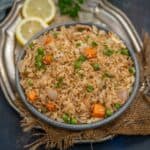 Make this delicious restaurant-style Hibachi Fried Rice (Japanese Style Fried Rice) for a quick Asian-inspired meal. Serve it with Hibachi chicken and Yum Yum sauce and get transported to a Japanese Steakhouse.